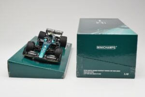 Aston Martin AMR22 #5 S. Vettel Last Race Abu Dhabi GP 2022 Minichamps 1:18 147222205 Derva - nuotrauka 6 iš 7