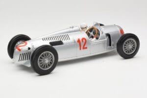 Auto Union Type C #12 H. Stuck Hungarian GP Budapest 1936 Minichamps 1:18 155361012 Metalas - nuotrauka 2 iš 6