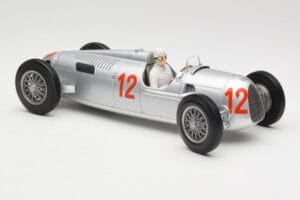 Auto Union Type C #12 H. Stuck Hungarian GP Budapest 1936 Minichamps 1:18 155361012 Metalas - nuotrauka 4 iš 6