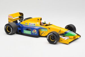 Benetton B191 #19 M. Schumacher F1 1991 Minichamps 1:18 100910119 Metalas - nuotrauka 4 iš 6