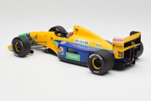 Benetton B191 #19 M. Schumacher F1 1991 Minichamps 1:18 100910119 Metalas - nuotrauka 5 iš 6