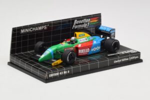 Benetton Ford B188 #19 A. Nannini Race Car 1988 Minichamps 1:43 400890119 Metalas - nuotrauka 2 iš 4