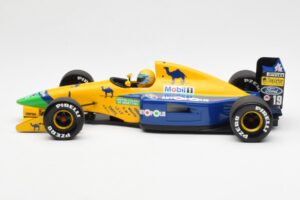 Benetton Ford B191 #20 R. Moreno F1 1991 Minichamps 1:18 100910019 Metalas - nuotrauka 3 iš 6