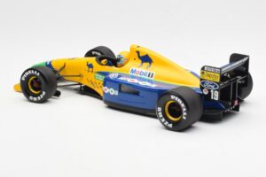 Benetton Ford B191 #20 R. Moreno F1 1991 Minichamps 1:18 100910019 Metalas - nuotrauka 5 iš 6