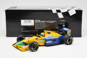 Benetton Ford B191 #20 R. Moreno F1 1991 Minichamps 1:18 100910019 Metalas - nuotrauka 6 iš 6