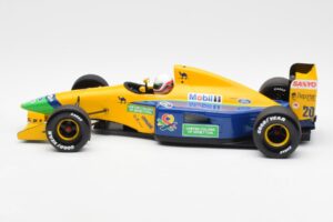 Benetton Ford B191B #20 M. Brundle F1 Early Season 1992 Minichamps 1:18 100920120 Metalas - nuotrauka 3 iš 6