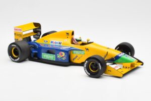 Benetton Ford B191B #20 M. Brundle F1 Early Season 1992 Minichamps 1:18 100920120 Metalas - nuotrauka 4 iš 6