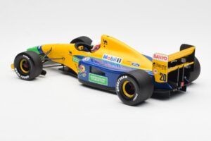 Benetton Ford B191B #20 M. Brundle F1 Early Season 1992 Minichamps 1:18 100920120 Metalas - nuotrauka 5 iš 6