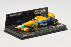 Benetton B191B Ford #20 M. Brundle Early Season F1 1992 Minichamps 1:43 400920120 Metalas - nuotrauka 2 iš 5