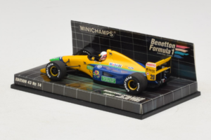 Benetton B191B Ford #20 M. Brundle Early Season F1 1992 Minichamps 1:43 400920120 Metalas - nuotrauka 3 iš 5