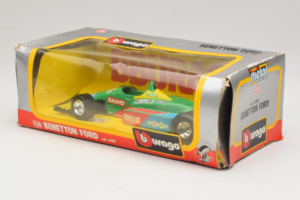 Benetton B190 Ford #20 N. Piquet F1 1990 Bburago 1:24 6102 Metalas - nuotrauka 3 iš 3