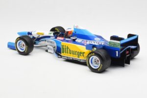 Benetton B195 Renault #1 M. Schumacher Winner Japanese GP 1995 Minichamps 1:18 510953401 Metalas - nuotrauka 5 iš 6