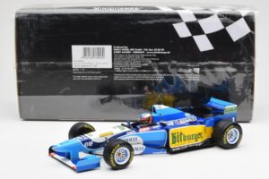 Benetton B195 Renault #1 M. Schumacher Winner Japanese GP 1995 Minichamps 1:18 510953401 Metalas - nuotrauka 6 iš 6