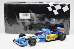 Benetton B195 Renault #1 M. Schumacher Canadian GP 1995 Minichamps 1:18 510950601 Metalas - nuotrauka 6 iš 6