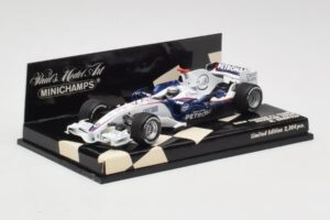 BMW Sauber F1.08 #5 N. Heidfeld Showcar 2008 Minichamps 1:43 400080083 Metalas - nuotrauka 2 iš 5