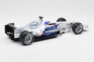 BMW Sauber F1.06 #17 J. Villeneuve F1 2006 Minichamps 1:18 100060017 Metalas - nuotrauka 2 iš 6