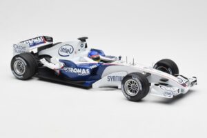BMW Sauber F1.06 #17 J. Villeneuve F1 2006 Minichamps 1:18 100060017 Metalas - nuotrauka 4 iš 6