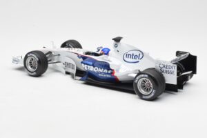 BMW Sauber F1.06 #17 J. Villeneuve F1 2006 Minichamps 1:18 100060017 Metalas - nuotrauka 5 iš 6