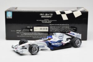 BMW Sauber F1.06 #17 J. Villeneuve F1 2006 Minichamps 1:18 100060017 Metalas - nuotrauka 6 iš 6