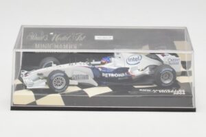 BMW Sauber F1.06 #11 J. Villeneuve F1 2006 Minichamps 1:43 400060017 Metalas - nuotrauka 5 iš 5