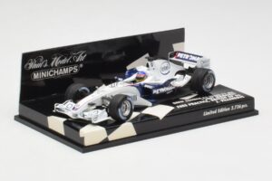 BMW Sauber F1.06 J. Villeneuve Wedding Edition F1 2006 Minichamps 1:43 400060117 Metalas - nuotrauka 3 iš 5