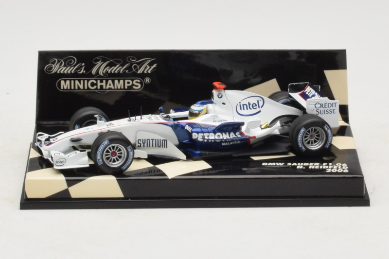 BMW Sauber F1.06 #16 N. Heidfeld BMW Sauber F1 Team 2006 Minichamps 1:43 400060016 Metalas