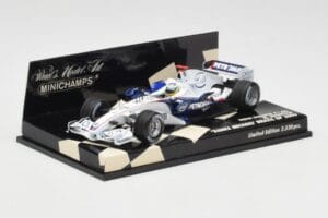 BMW Sauber F1.06 #16 N. Heidfeld Brazilian GP 2006 Minichamps 1:43 400060316 Metalas - nuotrauka 2 iš 5
