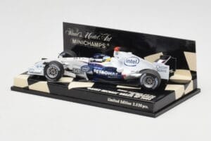 BMW Sauber F1.06 #16 N. Heidfeld Brazilian GP 2006 Minichamps 1:43 400060316 Metalas - nuotrauka 3 iš 5