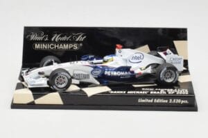 BMW Sauber F1.06 #16 N. Heidfeld Brazilian GP 2006 Minichamps 1:43 400060316 Metalas
