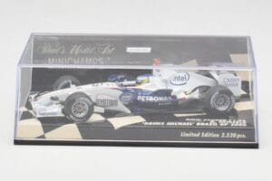 BMW Sauber F1.06 #16 N. Heidfeld Brazilian GP 2006 Minichamps 1:43 400060316 Metalas - nuotrauka 5 iš 5