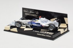 BMW Sauber F1.06 #10 N. Heidfeld Hungarian GP 3rd Place 2006 Minichamps 1:43 400060116 Metalas - nuotrauka 3 iš 5