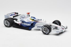 BMW Sauber F1.06 #16 N. Heidfeld F1 2006 Minichamps 1:18 100060016 Metalas - nuotrauka 4 iš 6
