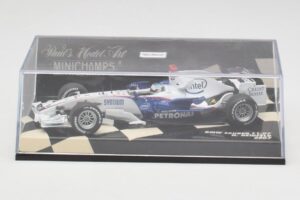 BMW Sauber F1.07 #3 N. Heidfeld Race Car 2007 Minichamps 1:43 400070009 Metalas - nuotrauka 5 iš 5