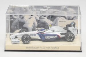 BMW Sauber F1.09 #6 N. Heidfeld F1 2009 v2 Minichamps 1:43 80422155795 Metalas - nuotrauka 5 iš 5
