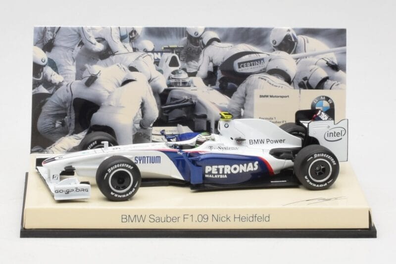 BMW Sauber F1.09 #6 N. Heidfeld F1 2009 v2 Minichamps 1:43 80422155795 Metalas