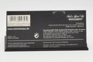 Brabham BMW BT52B A. Senna Test Car Paul Ricard 14 November 1983 Minichamps 1:43 540834399 Metalas - nuotrauka 4 iš 5