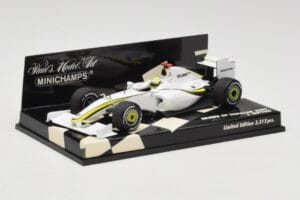Brawn GP Mercedes BGP001 #22 J. Button Showcar 2009 Minichamps 1:43 400090092 Metalas - nuotrauka 2 iš 5