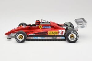 Ferrari 126C2 #27 G. Villeneuve GP Belgium 1982 MCG 1:18 MCG18629F Metalas - nuotrauka 3 iš 6