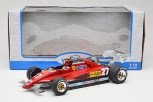 Ferrari 126C2 #27 G. Villeneuve GP Belgium 1982 MCG 1:18 MCG18629F Metalas - nuotrauka 6 iš 6