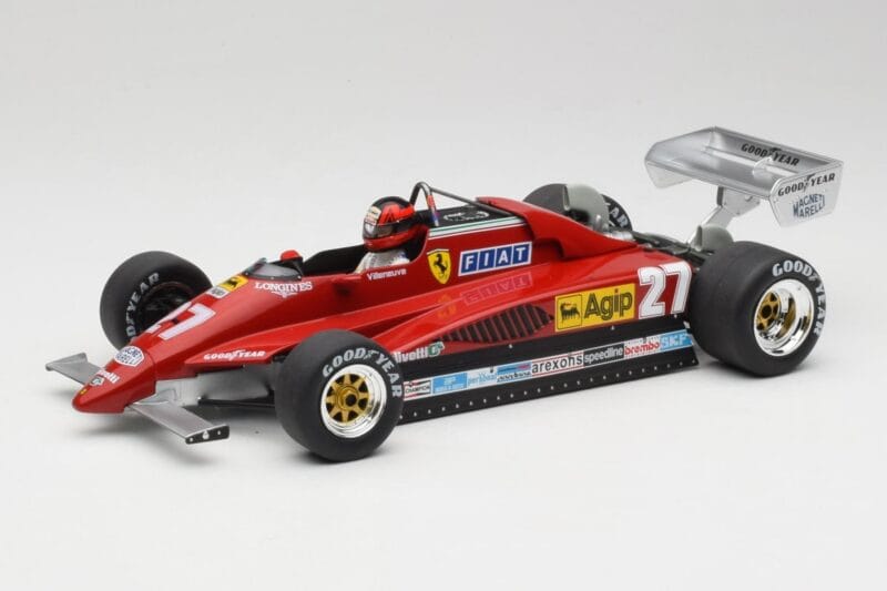Ferrari 126C2 #27 G. Villeneuve GP Belgium 1982 MCG 1:18 MCG18629F Metalas