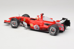 Ferrari 248 F1 #5 M. Schumacher German GP Hockenheimring 2006 Hot Wheels 1:18 J2887 Metalas - nuotrauka 5 iš 6