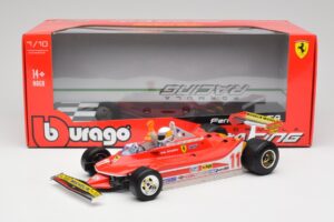 Ferrari 312T4 #11 J. Scheckter Italian Grand Prix F1 World Champion 1979 Bburago 1:18 18-16814-18-01544 Metalas - nuotrauka 6 iš 6