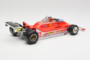 Ferrari 312T4 #12 G. Villeneuve South African Grand Prix 1979 Bburago 1:18 18-16814 Metalas - nuotrauka 2 iš 6