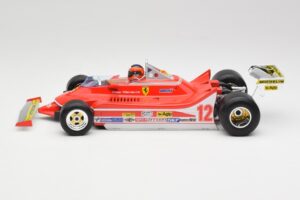 Ferrari 312T4 #12 G. Villeneuve South African Grand Prix 1979 Bburago 1:18 18-16814 Metalas - nuotrauka 3 iš 6