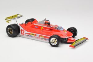 Ferrari 312T4 #12 G. Villeneuve South African Grand Prix 1979 Bburago 1:18 18-16814 Metalas - nuotrauka 4 iš 6