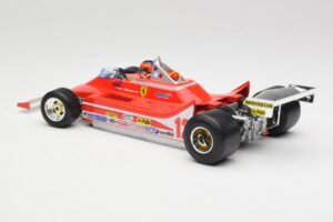 Ferrari 312T4 #12 G. Villeneuve South African Grand Prix 1979 Bburago 1:18 18-16814 Metalas - nuotrauka 5 iš 6