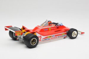 Ferrari 312T4 #12 G. Villeneuve United States Grand Prix East Winner 1979 Bburago 1:18 18-16814-18-01546 Metalas - nuotrauka 2 iš 6