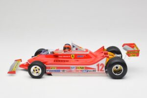 Ferrari 312T4 #12 G. Villeneuve United States Grand Prix East Winner 1979 Bburago 1:18 18-16814-18-01546 Metalas - nuotrauka 3 iš 6