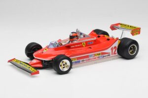 Ferrari 312T4 #12 G. Villeneuve United States Grand Prix East Winner 1979 Bburago 1:18 18-16814-18-01546 Metalas
