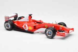 Ferrari F2003-GA F1 Constructors World Champions 2003 Hot Wheels 1:18 G3764 Metalas - nuotrauka 4 iš 7